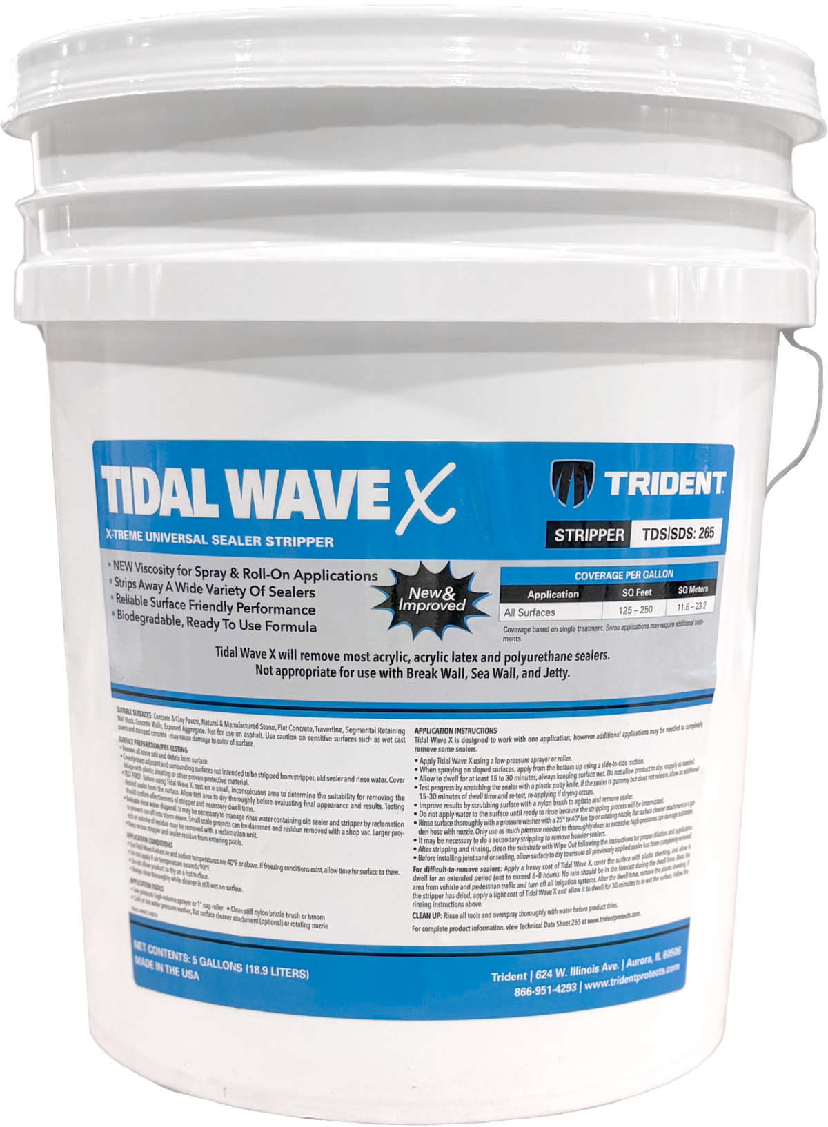 Trident Tidal Wave X sealer and paint stripper