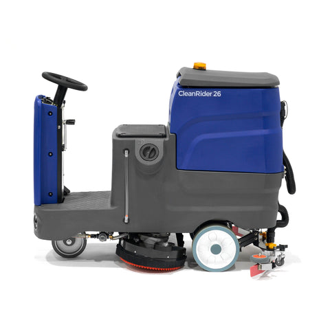 CleanRider 26" Electric Ride on Surface Scrubber and Cleaner | Scrubo