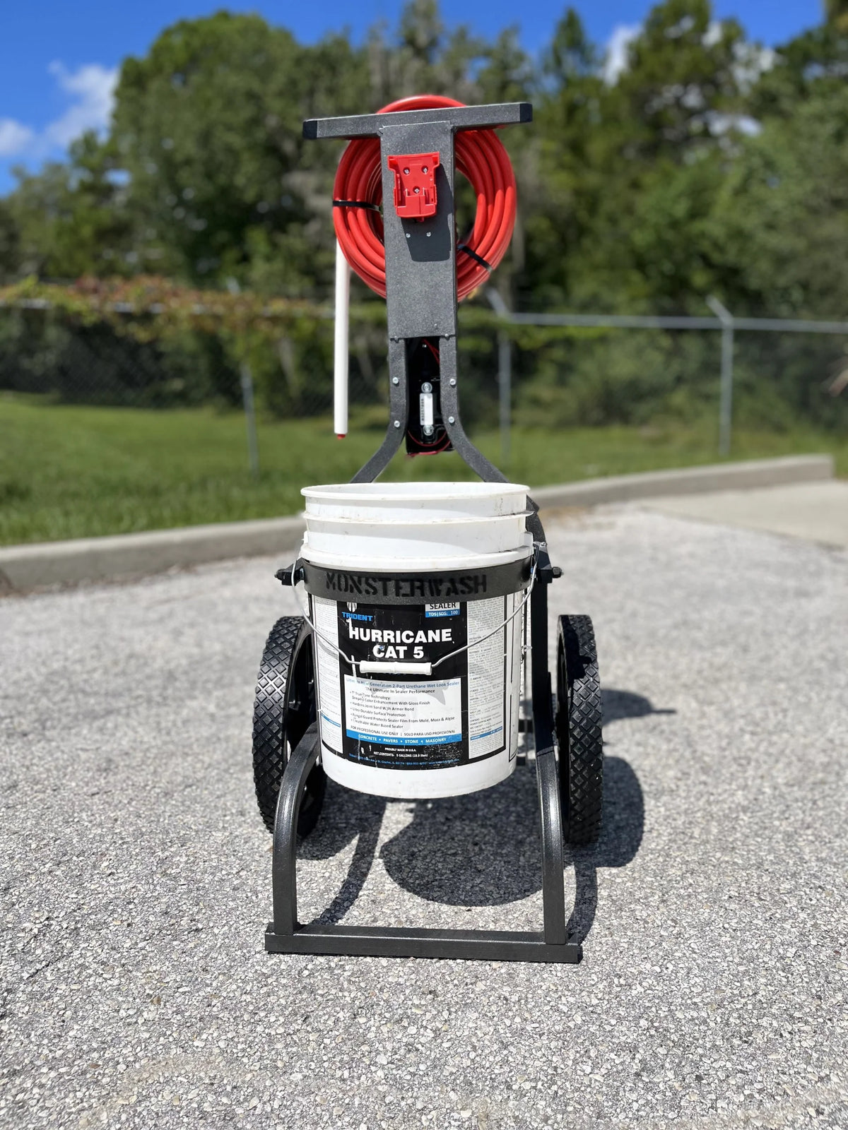 MonsterWash Sealer Pail Sprayer Cart – view 3