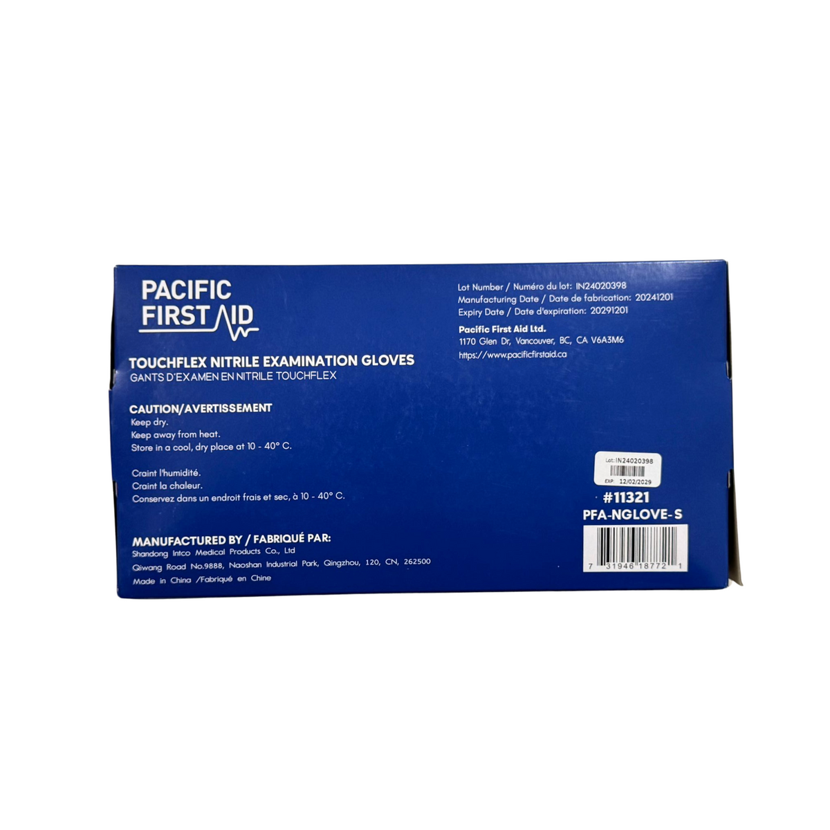 Pacific First Aid Pacific First Aid Nitrile Exam Gloves 5mil