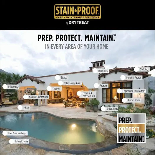 Stain Proof Premium Impregnating Sealer | Stone, Marble, Limestone and Concrete Sealer | Canada - StoneSealer Canada Stone Sealer