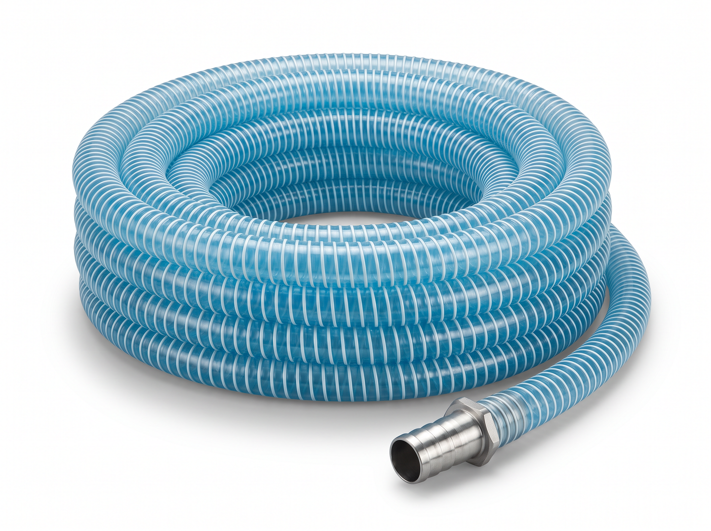 APE Arctic Blue 1 inch Crushproof Suction Hose